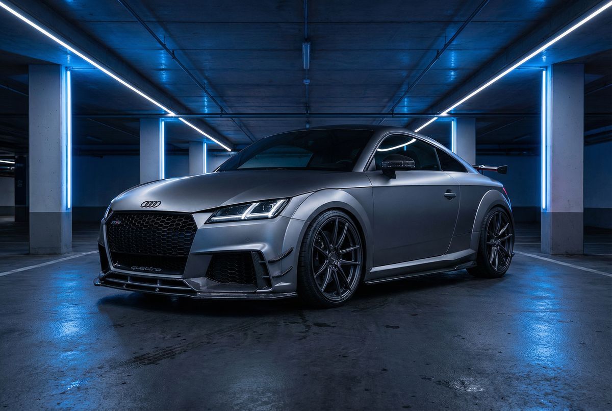 母狗园奥迪TT RS宽体改装视频