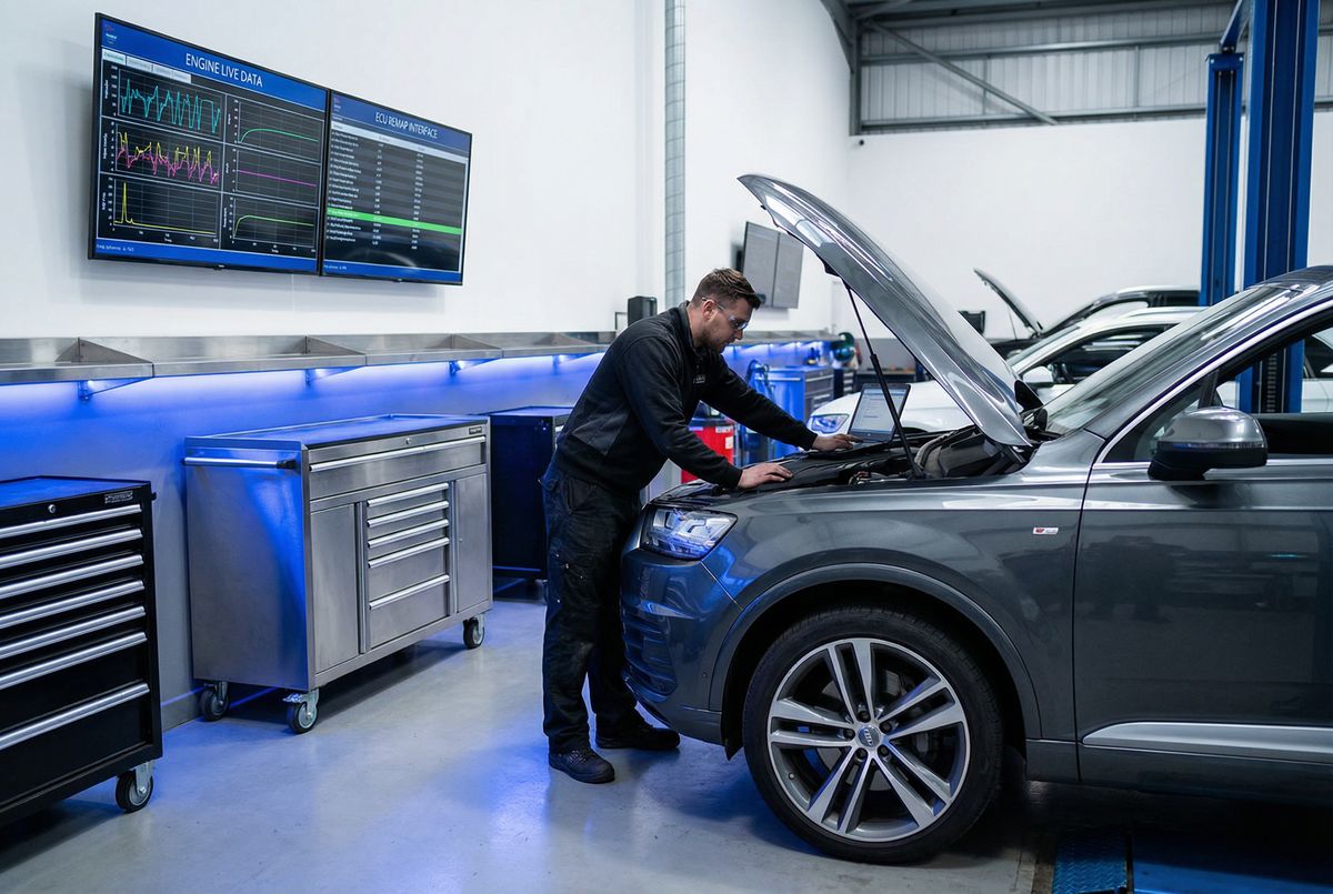 母狗园奥迪Q7 ECU调校视频